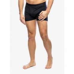 Bokserki termoaktywne męskie Sensor Merino Air Boxers. Czarne bielizna termoaktywna Sensor, m, bez wzorów, bez ramiączek. Za 140.99 zł.