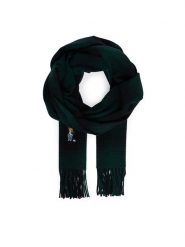 Polo Ralph Lauren Szalik 455P23856001 Zielony. Zielone szaliki Polo Ralph Lauren, bez wzorów, z wełny. Za 599.99 zł.