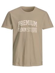 Jack & Jones Koszulka w kolorze beżowym rozmiar: S. Brązowe bezrękawniki Jack & Jones, s, bez wzorów, z bawełny, bez kołnierzyka, bez ramiączek. Za 35.35 zł.
