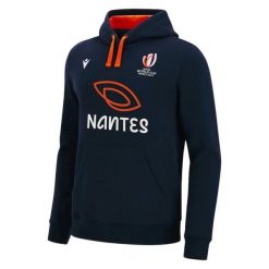 Bluza z kapturem Macron RWC France Nantes. Czerwone bluzy z kapturem Macron, m, bez wzorów, z dresówki, z kapturem. Za 305.00 zł.