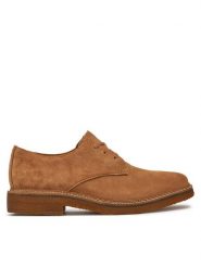 Clarks Półbuty Clarkdalederby 26176108 Brązowy. Brązowe eleganckie półbuty Clarks, bez wzorów, ze skóry, bez obcasa, bez zapięcia. Za 629.99 zł.