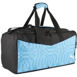 Torba sportowa Puma Individualrise. Niebieskie torby na ramię Puma, bez wzorów, z materiału, na ramię, bez dodatków. Za 147.99 zł.