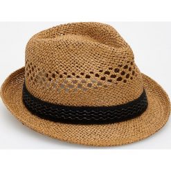 Pleciony kapelusz - Żółty. Kapelusze marki Reserved. Za 49.99 zł.
