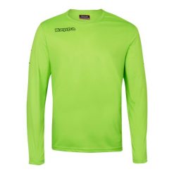 Koszulka bramkarska Kappa4soccer. Zielone bluzy Kappa, bez wzorów, bez kaptura. Za 215.50 zł.