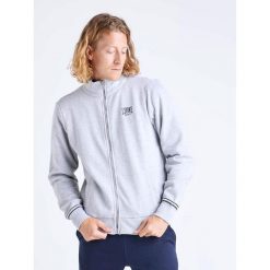 Męski dres ze stójką i zamkiem błyskawicznym College Ash. Niebieskie komplety dresowe LEONE 1947 APPAREL, l, bez wzorów, z dresówki, bez ramiączek. Za 168.36 zł.