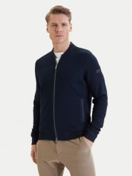 Bugatti Bluza 8750-15171E Granatowy Regular Fit. Niebieskie bluzy Bugatti, m, bez wzorów, z bawełny, bez kaptura. Za 679.99 zł.