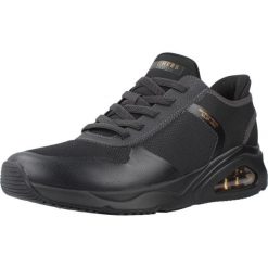 Buty SKECHERS TRES AIR UNO Czarny. Czarne buty sportowe casual Skechers, bez wzorów, z syntetyku, bez zapięcia. Za 387.99 zł.