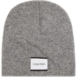 Czapka CALVIN KLEIN - Classic Beanie M K50K504118 013. Szare czapki zimowe marki CALVIN KLEIN, z kaszmiru. Za 179.00 zł.