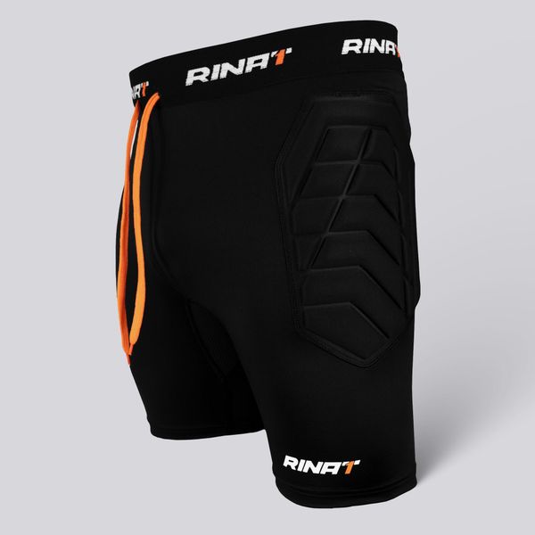 Spodenki bramkarskie dla dorosłych Rinat Short Egotiko Czarne. Czarne szorty RINAT, bez wzorów, z elastanu, sportowe. Za 211.00 zł.
