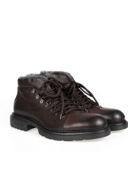 Baldinini Buty | 047143AMARE303030XXX | Pol. U Maremma | Mężczyzna | Brązowy. Brązowe botki sznurowane Baldinini, bez wzorów, ze skóry, bez obcasa, bez zapięcia. W wyprzedaży za 899.00 zł.