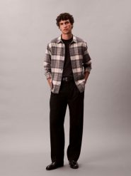 Calvin Klein Jeans koszula flanelowa Mężczyźni Comfort Fit Bawełna beżowy|szary, S. Brązowe koszule Calvin Klein Jeans, m, bez wzorów, z bawełny, bez kołnierzyka, bez ramiączek. Za 229.95 zł.
