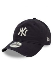 New Era Czapka z daszkiem Distressed 9Forty New York Yankees 60595226 Granatowy. Niebieskie czapki z daszkiem New Era, bez wzorów, z bawełny. Za 99.99 zł.