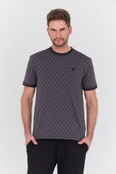 GUESS Czarny t-shirt Marshall. Czarne t-shirty Guess, l, z aplikacjami, bez kołnierzyka, bez ramiączek. W wyprzedaży za 189.99 zł.