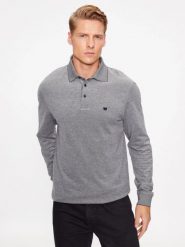 WRANGLER REFINED POLO MĘSKA KOSZULKA Z DŁUGIM RĘKAWEM LONGSLEEVE GREY 112341118 W7MJ011936. Szare bluzki z długim rękawem Wrangler, m, bez wzorów, bez kołnierzyka, bez ramiączek. Za 119.99 zł.