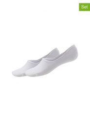 Schiesser Skarpety-stopki (2 pary) w kolorze białym rozmiar: 39/40. Białe skarpety Schiesser, bez wzorów. Za 26.99 zł.