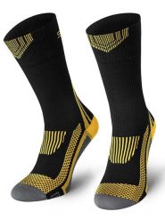 Spaio Skarpety trekkingowe "Tactical" w kolorze czarno-szaro-żółtym rozmiar: 38-40. Czarne skarpety Spaio, bez wzorów, z materiału. Za 65.99 zł.
