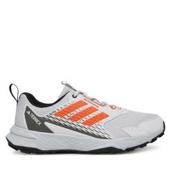 Buty do biegania adidas. Szare buty do biegania Adidas, bez wzorów, bez zapięcia, do biegania. Za 329.99 zł.