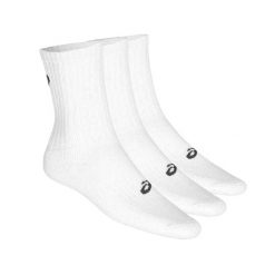 Skarpety Unisex Dla Dorosłych Crew (3 Sztuki). Białe skarpety ASICS, bez wzorów. Za 98.99 zł.