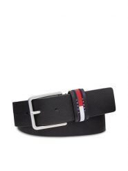 Tommy Jeans Pasek Męski Tjm Elevated Leather 4.0 AM0AM11675 Czarny. Czarne paski Tommy Jeans, bez wzorów, z jeansu. Za 199.99 zł.