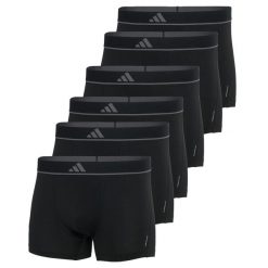 Bokserki Active Micro Flex Eco 6 pak. Czarne bokserki Adidas, l, bez wzorów, z elastanu. Za 358.00 zł.