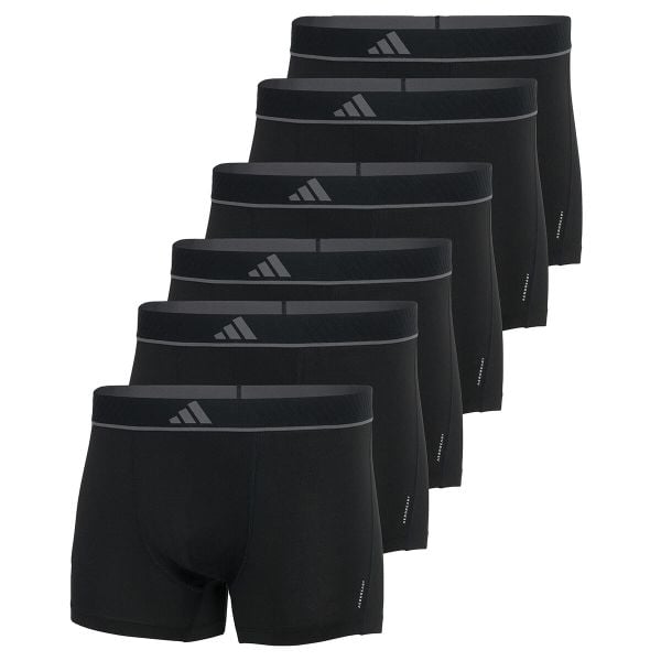Bokserki Active Micro Flex Eco 6 pak. Czarne bokserki Adidas, m, bez wzorów, z elastanu. Za 333.00 zł.