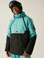 Dare 2b Kurtka narciarska "T-bar II" w kolorze turkusowo-czarnym rozmiar: XL. Czarne kurtki narciarskie i snowboardowe Dare 2B, m, bez wzorów, narciarskie. Za 502.76 zł.