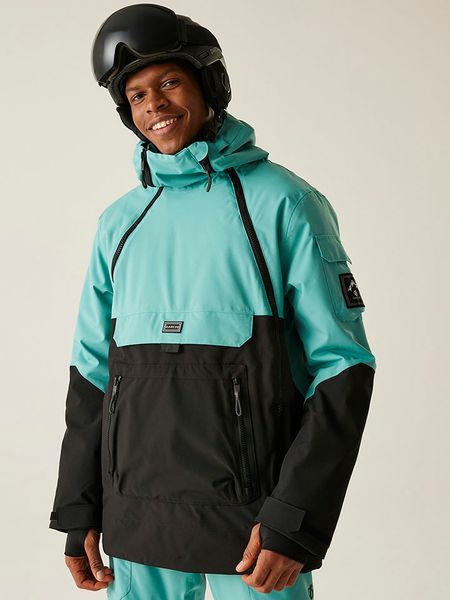 Dare 2b Kurtka narciarska "T-bar II" w kolorze turkusowo-czarnym rozmiar: XXL. Czarne kurtki narciarskie i snowboardowe Dare 2B, m, bez wzorów, narciarskie. Za 389.08 zł.