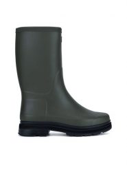 Hunter Kalosze HFM-001 Khaki. Brązowe śniegowce Hunter, z kauczuku, bez zapięcia. Za 349.99 zł.