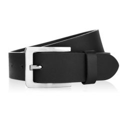 Pasek skórzany 90 CM PAOLO PERUZZI 02Z0190 czarny. Czarne paski Paolo Peruzzi, bez wzorów, z materiału, klasyczne. Za 59.00 zł.