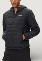 Kurtka anorak Mężczyzna NAPAPIJRI A-GESAR H. Czarne kurtki Napapijri, m, z aplikacjami, z poliamidu, bez kaptura. Za 645.00 zł.