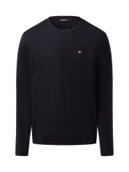 Napapijri Męska koszula z długim rękawem - Salis Mężczyźni Bawełna czarny jednolity, S. Czarne koszule Napapijri, m, bez wzorów, z bawełny, bez kołnierzyka, bez ramiączek. Za 229.95 zł.