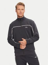 Boss Bluza Skaz 1 50523896 Granatowy Regular Fit. Niebieskie bluzy Boss, l, bez wzorów, z bawełny, bez kaptura. Za 559.99 zł.