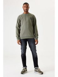Garcia Bluza w kolorze khaki rozmiar: XL. Brązowe bluzy Garcia, xl, bez wzorów, z bawełny, bez kaptura. Za 150.45 zł.