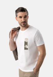 T-SIDE. Białe t-shirty Volcano, m, bez wzorów, z bawełny, bez kołnierzyka, bez ramiączek. Za 59.99 zł.