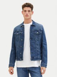 Tom Tailor Kurtka jeansowa 1040165 Granatowy Regular Fit. Niebieskie kurtki Tom Tailor, m, bez wzorów, z bawełny, bez kaptura. Za 179.99 zł.