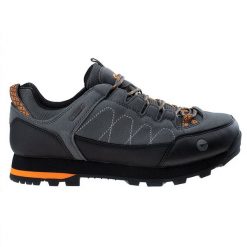 Buty trekkingowe męskie Hi-Tec Gelen II Low WP - szare, Rozmiar buta 41. Szare buty trekkingowe Hi-tec, bez wzorów, z gumy, bez zapięcia. W wyprzedaży za 199.99 zł.