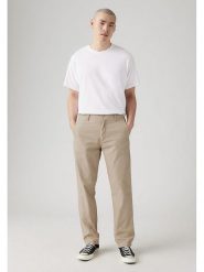 Levi's Spodnie chino w kolorze beżowym rozmiar: W32/L30. Brązowe eleganckie spodnie Levi's®, na co dzień, l, z bawełny. Za 168.46 zł.