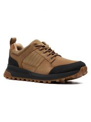 Clarks Skórzane buty trekkingowe "ATL Trek" w kolorze beżowym rozmiar: 44. Brązowe buty trekkingowe Clarks, bez wzorów, z nubiku, bez zapięcia. Za 209.82 zł.