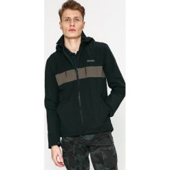 Bench - Kurtka. Czarne kurtki Bench, l, bez wzorów, z materiału, z kapturem. W wyprzedaży za 119.90 zł.