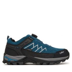 Trekkingi CMP. Niebieskie buty trekkingowe CMP, bez wzorów, bez zapięcia. Za 529.99 zł.