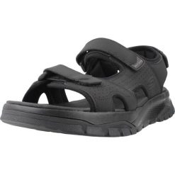 Sandały SKECHERS WAGNER AVALON Czarny. Czarne sandały Skechers, z syntetyku, bez zapięcia. Za 243.99 zł.