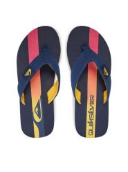 Quiksilver Japonki AQYL101339 Granatowy. Niebieskie japonki Quiksilver, bez wzorów, z materiału. Za 79.99 zł.