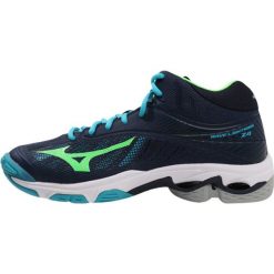 Mizuno WAVE LIGHTNING Z4 MID Obuwie do siatkówki dress blues/green gecko/peacock blue. Buty treningowe marki Mizuno. W wyprzedaży za 440.30 zł.