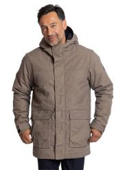 Elkline Kurtka zimowa "Newcomer" w kolorze khaki rozmiar: XL. Brązowe kurtki elkline, na zimę, xl, bez wzorów, bez kaptura. Za 309.63 zł.