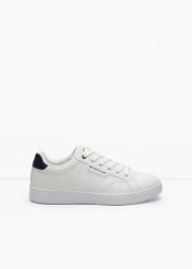 Sneakersy marki Tom Tailor. Białe buty sportowe casual bonprix, bez wzorów, bez zapięcia. Za 239.99 zł.