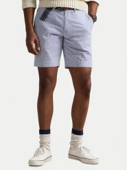 Polo Ralph Lauren Szorty materiałowe 710862767001 Błękitny Straight Fit. Niebieskie szorty Polo Ralph Lauren, m, bez wzorów, z bawełny. Za 479.99 zł.