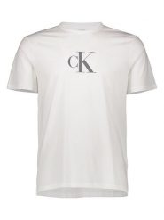 Calvin Klein Koszulka w kolorze białym rozmiar: M. Białe bezrękawniki CALVIN KLEIN, m, bez wzorów, z bawełny, bez kołnierzyka, bez ramiączek. Za 104.99 zł.