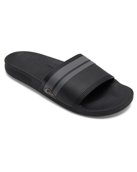 Sandały wsuwane dla Mężczyzn RIVI SLIDE Multicolore. Czarne sandały Quiksilver, z materiału, bez zapięcia. Za 169.99 zł.