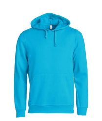 Clique Basic Hoody bluza z kapturem unisex turkusowa – turquoise. Niebieskie bluzy z kapturem CLIQUE, l, bez wzorów, z bawełny, z kapturem. Za 173.55 zł.