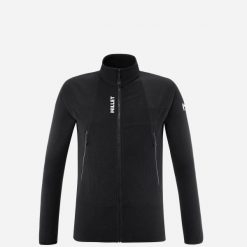 Kurtka polarowa męska MILLET M K Lightgrid Jkt Czarny. Czarne kurtki Millet, m, bez wzorów, z polaru, bez kaptura. Za 269.00 zł.